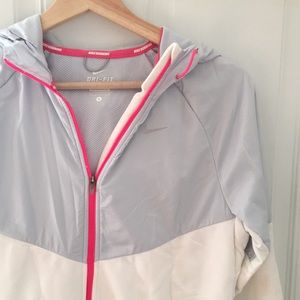 Thin Dri Fit Nike running jacket.